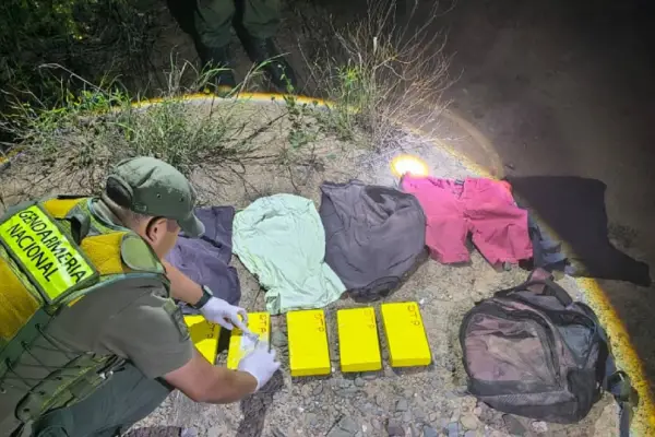 Trancas: los ladridos de los perros delataron a dos narcos que descartaron cinco kilos de cocaína