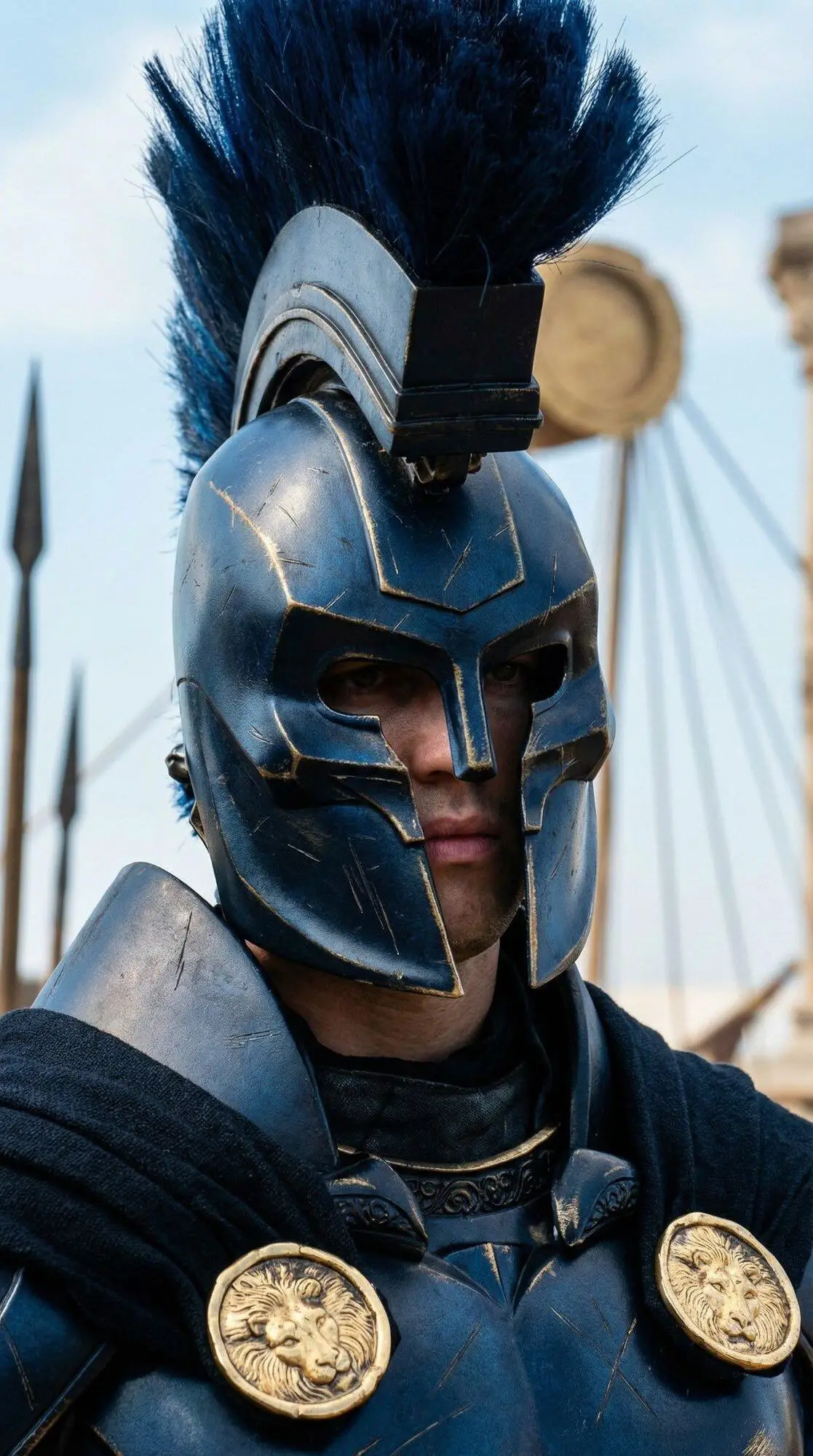 CASCO POLÉMICO. Ahora todos son expertos en mitología griega.