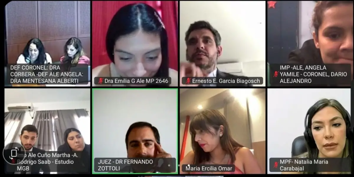 AUDIENCIA. Las partes trataron el convenio de juicio abreviado y la prórroga de medidas de coerción.