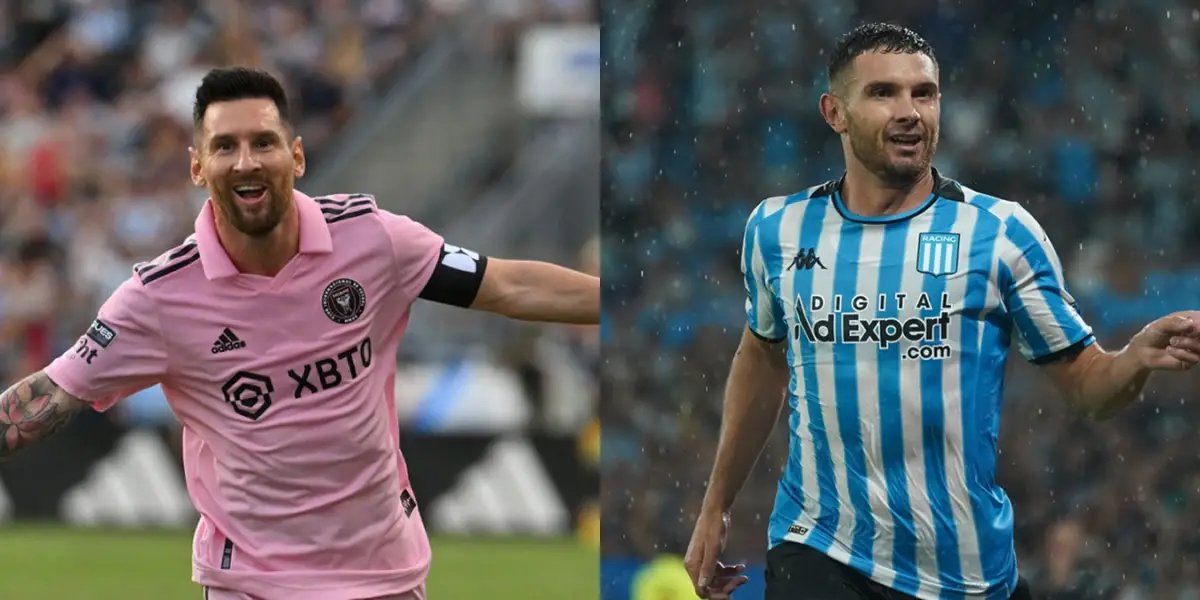 EN CARRERA. El capitán argentino y el delantero de Racing aparecen entre los tres finalistas al premio Rey de América, que se resolverá a fin de año.