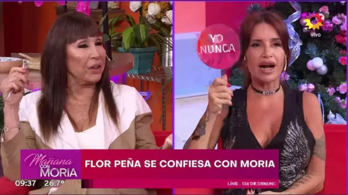Moria Casán le preguntó a Flor Peña si alguna vez fue gato y su respuesta dejó mudos a todos