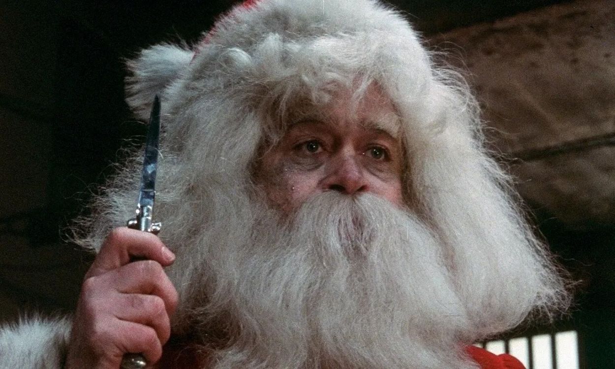 Un Papá Noel traumatizado. matar o regalar, según se lo merezca