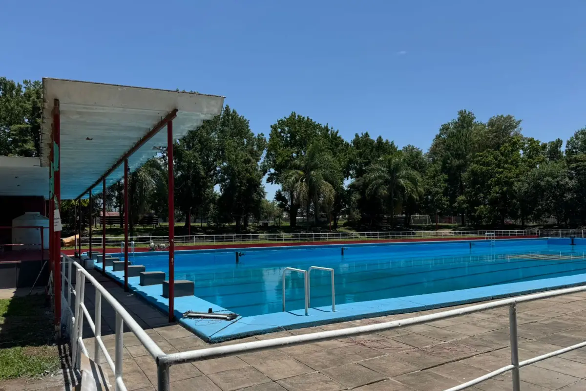 OBRA TERMINADA. La CD de San Martín ya dio a conocer la fecha para la colonia de vacaciones y el uso de la pileta.
