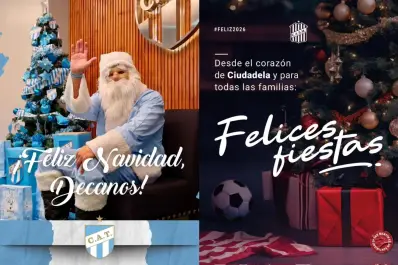 Un brindis con la camiseta puesta: los mensajes navideños de Atlético y San Martín para los hinchas
