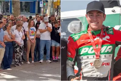 Impactante muestra de apoyo por Yacopini: una multitud rezó por el piloto argentino internado en terapia intensiva