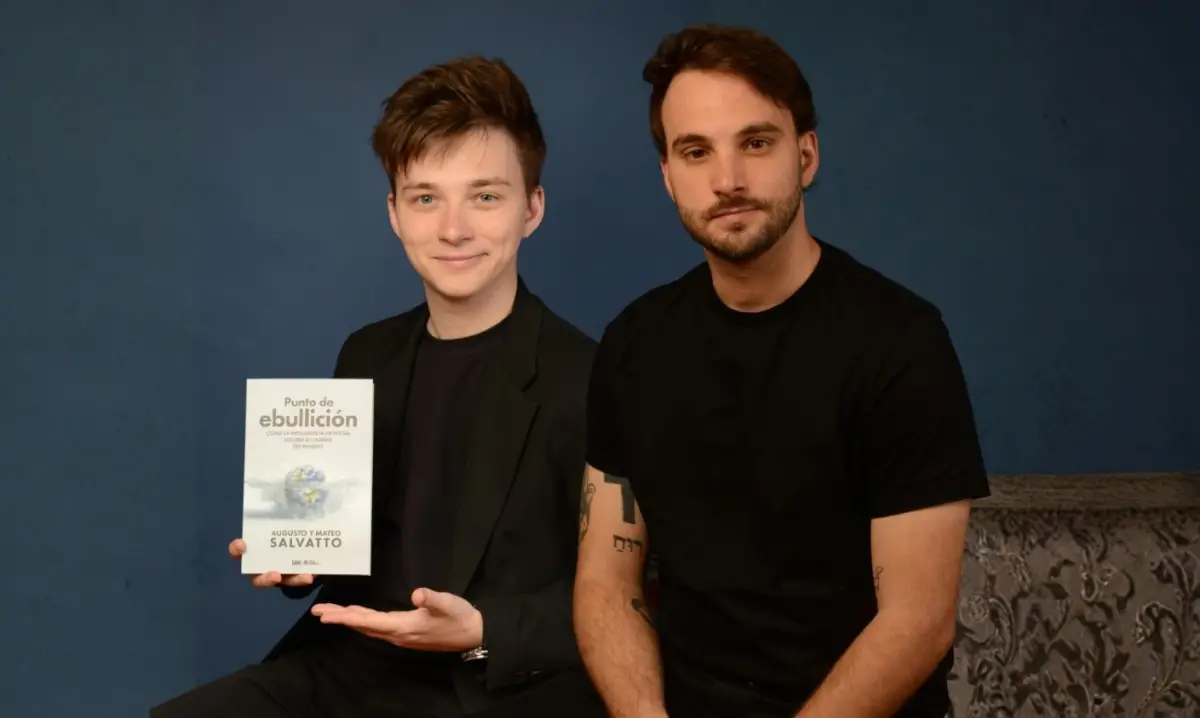 Los hermanos Mateo y Augusto Salvatto.