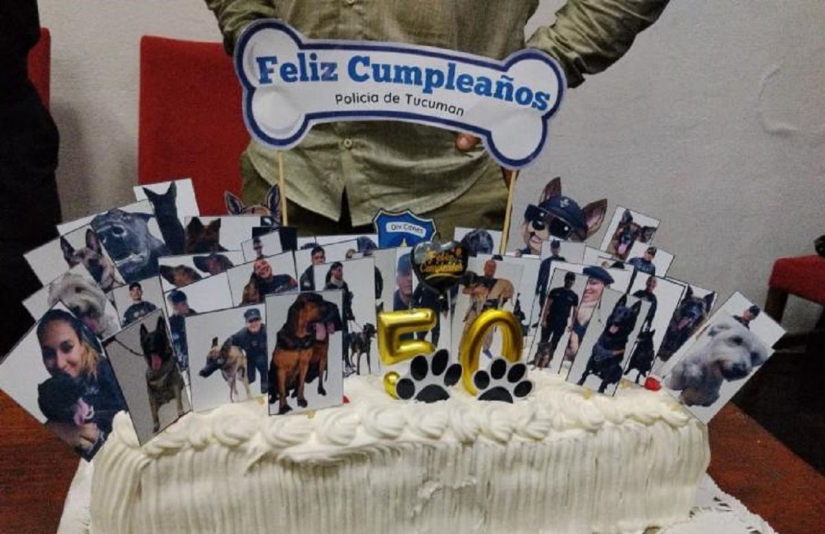 Guardianes de cuatro patas en Tucumán: la División Canes de la Policía celebró los 50 años de servicio y compromiso