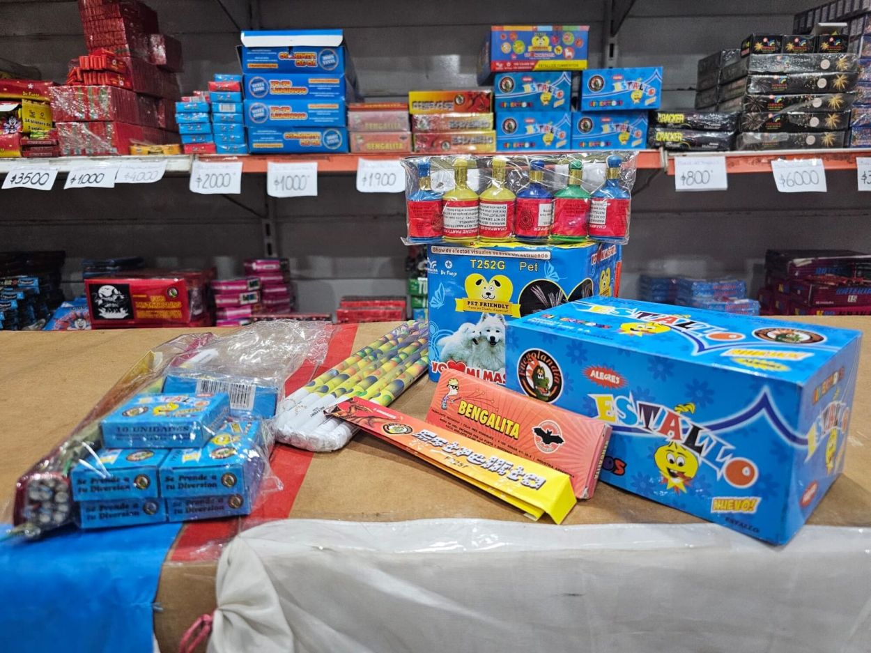 PARA NIÑOS. Los combos de $10.000 incluyen luces y humos de colores.