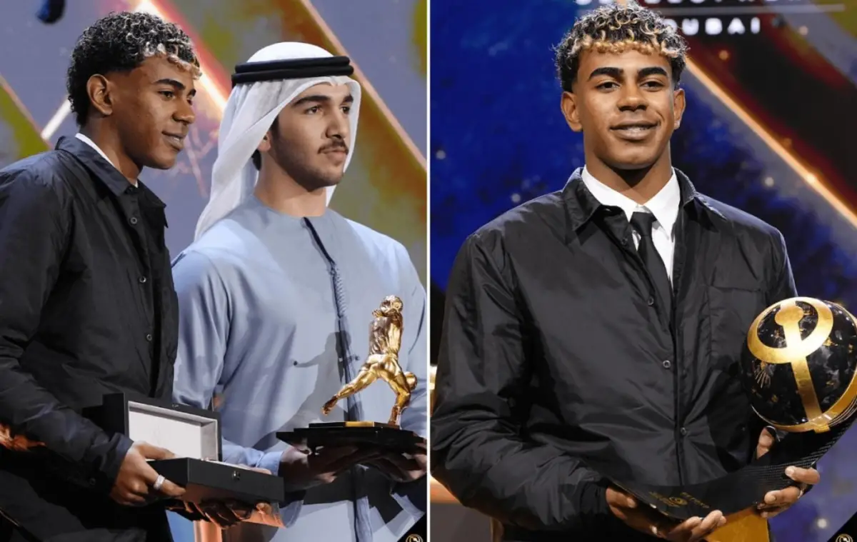 CRACK. El joven del Barcelona se llevó el Premio Maradona.