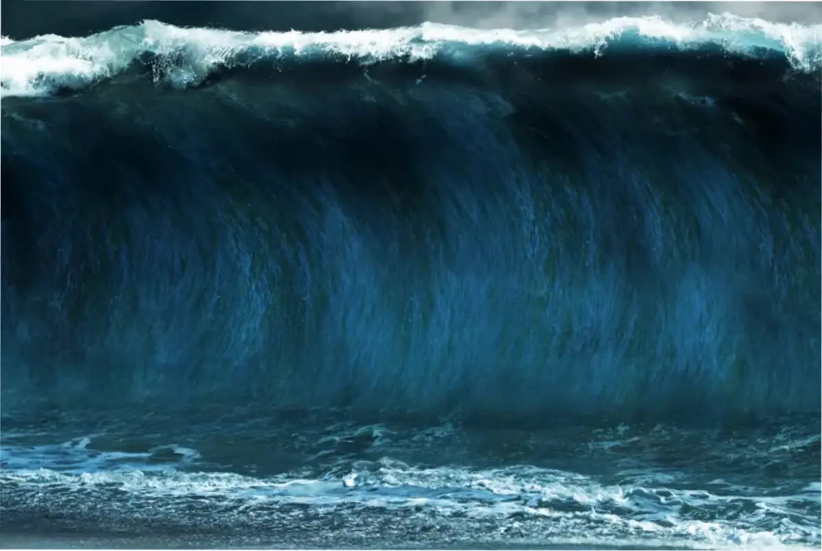 La sonda SWOT captó una imagen sin precedentes del tsunami en Kamchatka.