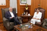 Sandra Mendoza, con Jaldo: Tucumán usó fondos propios para obras y la Nación debe devolverlos