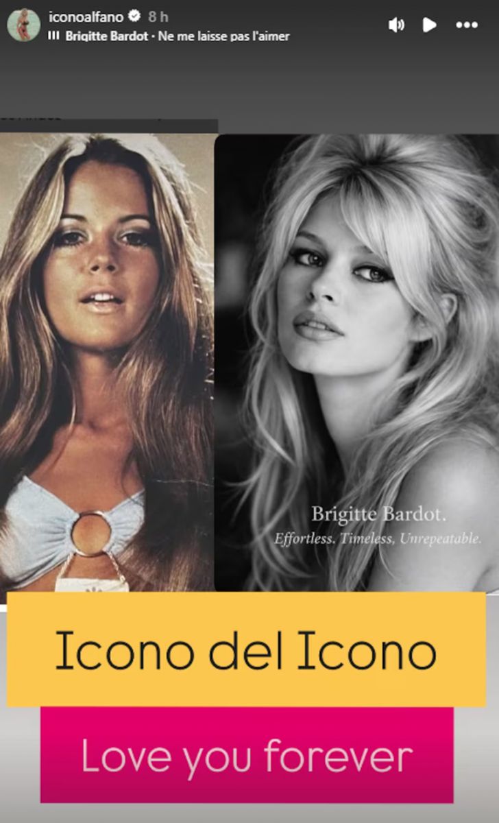 Graciela Alfano homenajeó a Brigitte Bardot y sorprendió por el gran parecido entre ambas