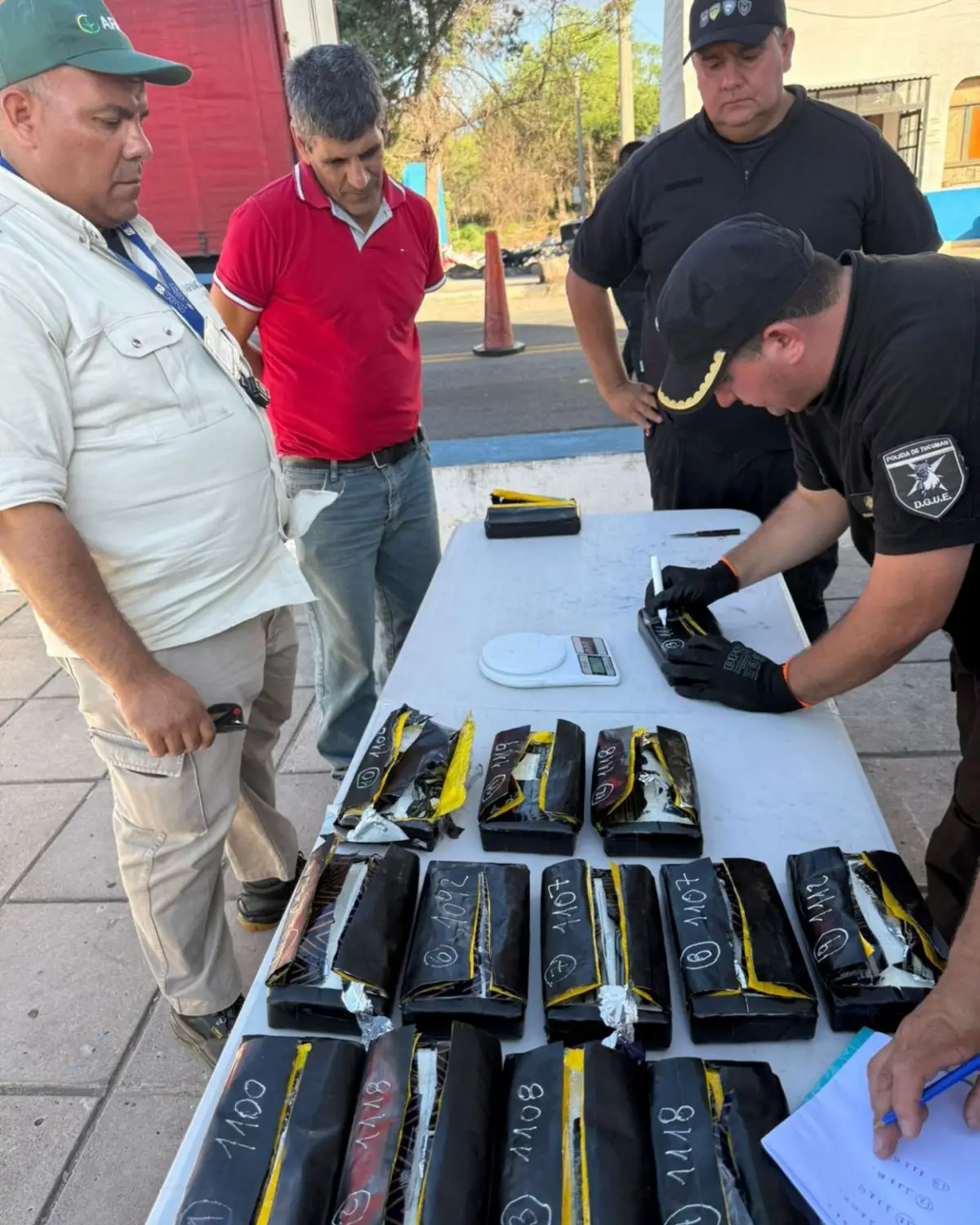 OPERATIVO II. Los 16 kilos de cocaína que fueron enviados a Buenos Aires representan todo un récord.