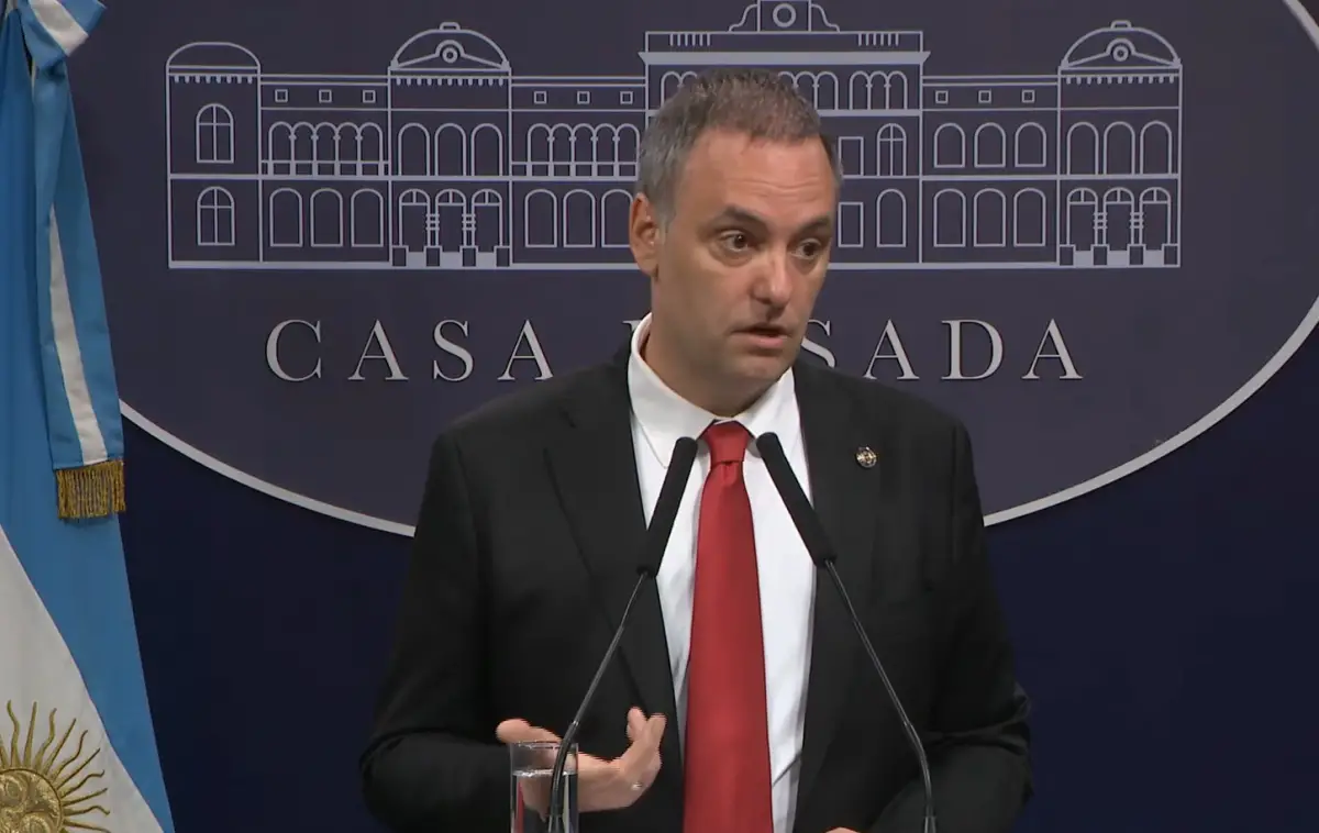 Manuel Adorni. CAPTURA DE VIDEO