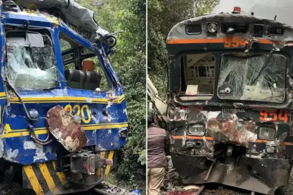 Dos trenes que llevaban turistas a Machu Picchu chocaron de frente: un muerto y 30 heridos