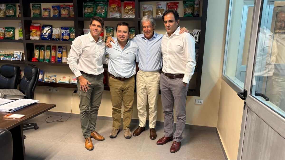 Blaquier, Luque, Martín Franzini (derecha). 