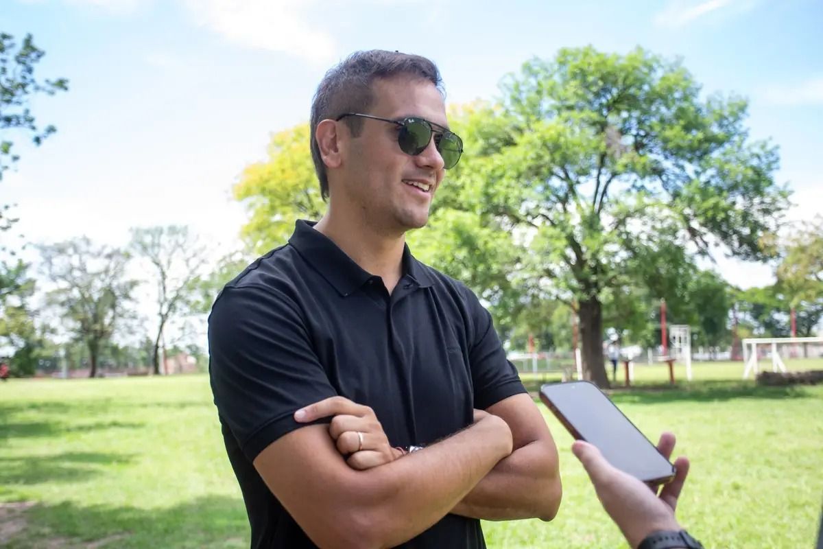 DIÁLOGO. Ponce de León realizó un balance del año pasado y pidió sus deseos para 2026. Foto de Alejandro Cruz/PRENSA CASM.