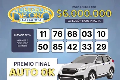 Los Números de Oro de LA GACETA del 2 de enero de 2026