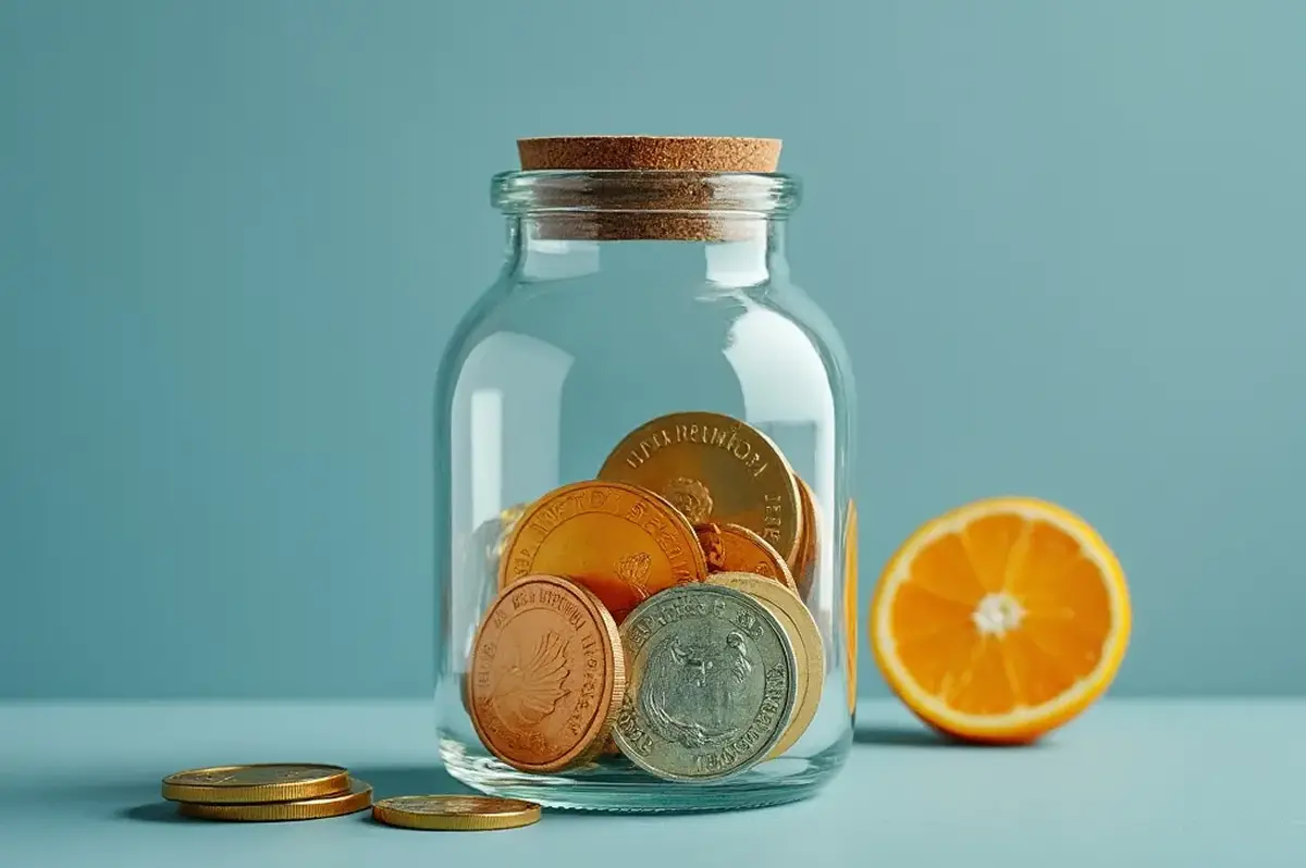 AHORRO. Los frascos de Naranja X ofrecen las tasas de interés más altas dentro de las billeteras virtuales argentinas. / FREEPIK