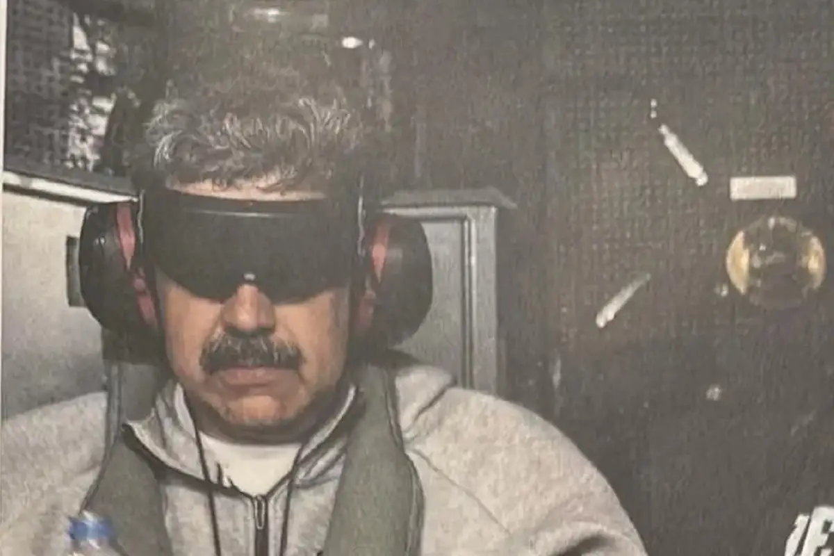 Donald Trump difundió la primera foto de Nicolás Maduro tras su captura