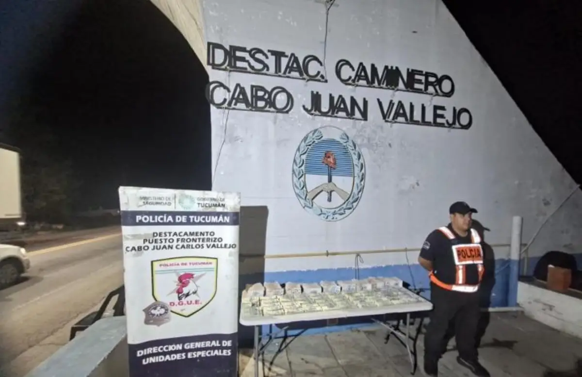 Secuestraron más de $170 millones en un control vehicular