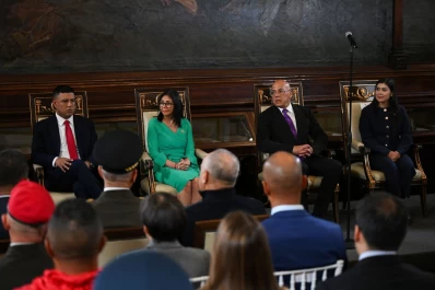 Delcy Rodríguez asumió la presidencia: el interinato durará, en principio, 90 días