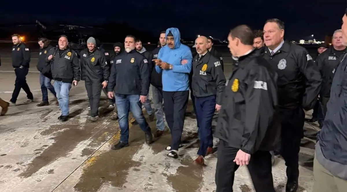 ESTRATEGIA. La defensa de Maduro anticipó que cuestionará la forma en que fue capturado porque, arguyen, vulnera normas del derecho internacional. JANE ROSENBERG / AFP