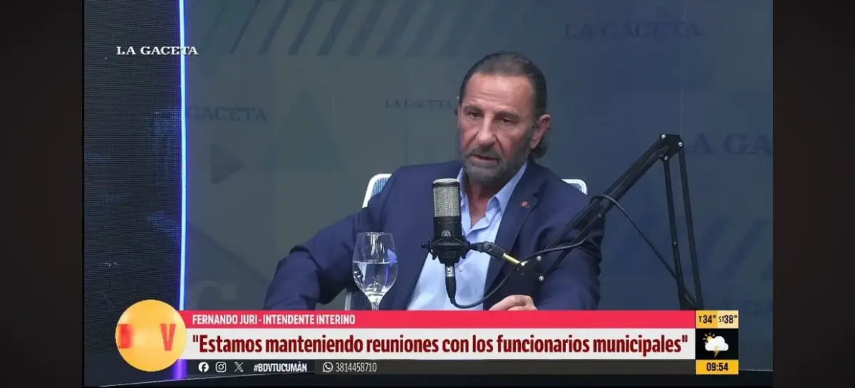 AUTORIDAD. Fernando Juri quedó en ejercicio del Ejecutivo municipal.