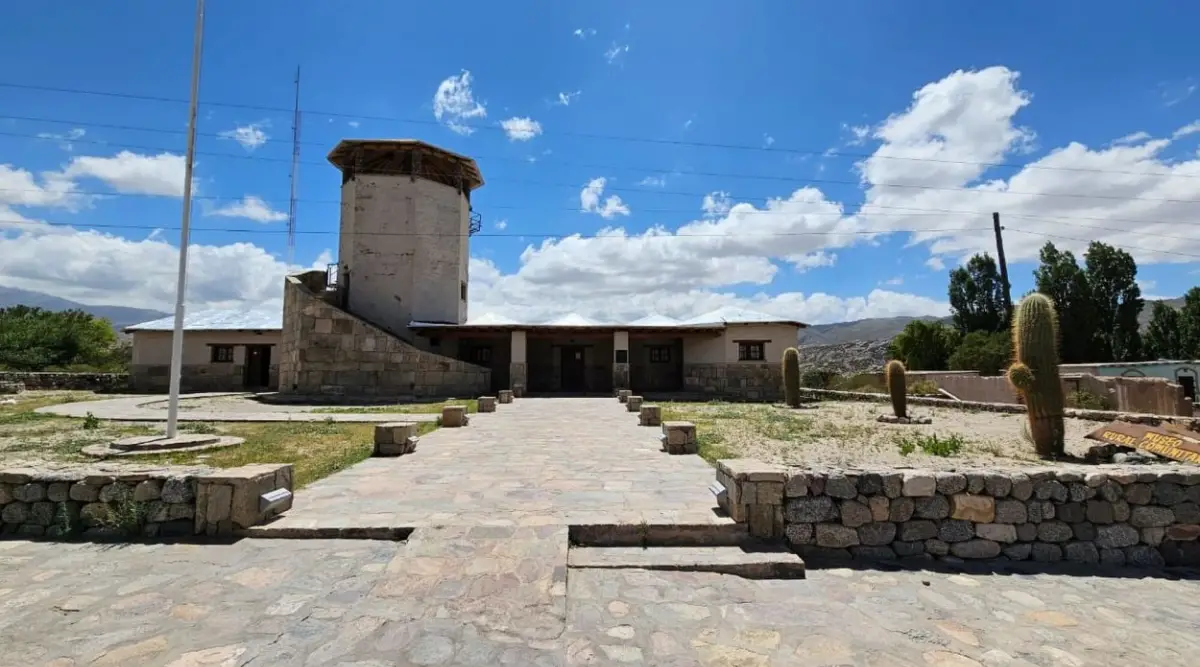 A LA VISTA. La entrada del Museo Rural Comunitario de Barranca Larga.