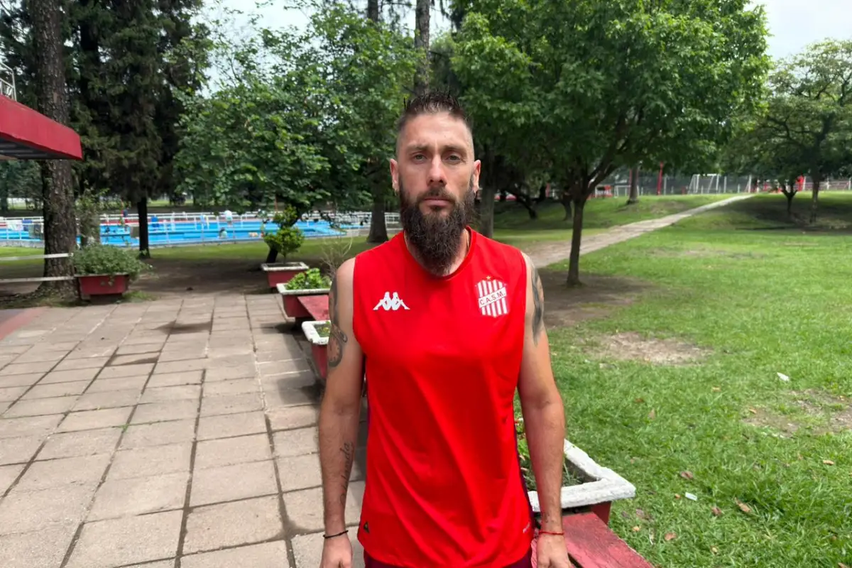 REFERENTE. Ezequiel Parnisari buscará ser una pieza clave en la defensa de San Martín. Vamos a poner el 100% todos los días; nos vamos a tirar de cabeza si es necesario, aseguró.