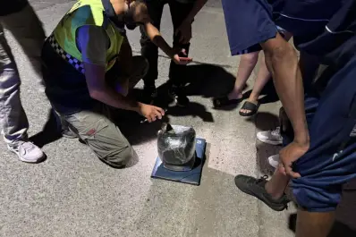 Así fue el operativo que derivó en el secuestro de 160 kilos de marihuana