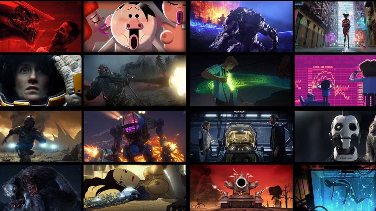 LOVE, DEATH & ROBOTS. Episodios breves, animados y autoconclusivos que mezclan ciencia ficción, humor y acción. / NETFLIX