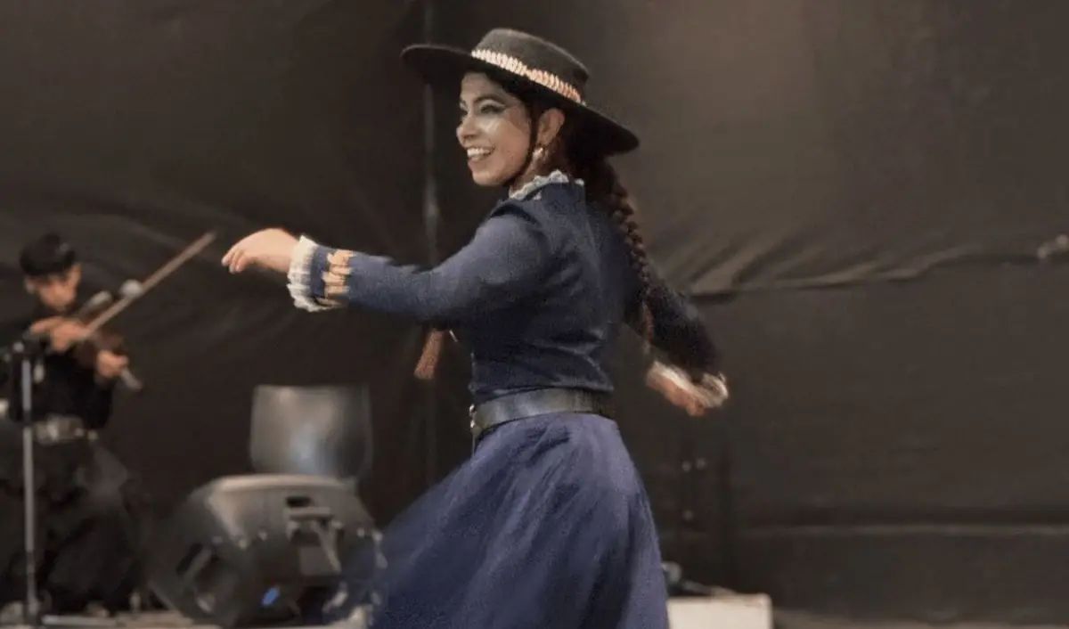 SOLISTA DE MALAMBO. Karla Valdez pasó el selectivo tucumano y se presentará en el Pre-Cosquín el 13 y 14.