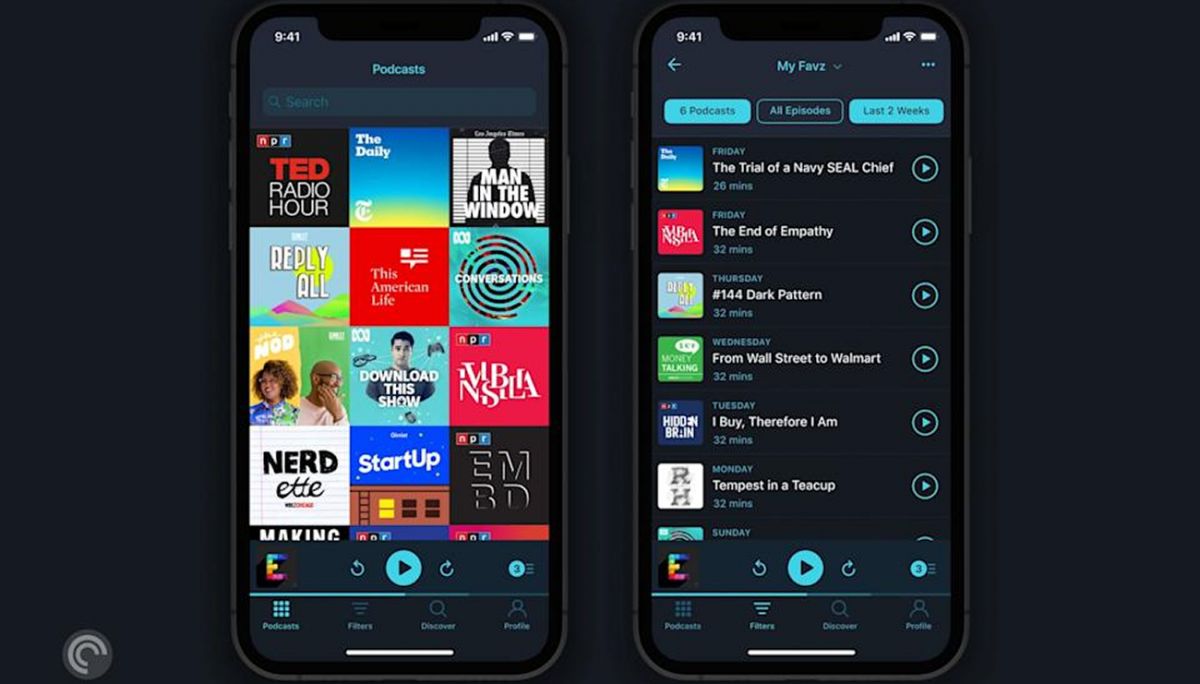 POCKET CASTS. App especializada en podcasts, con controles avanzados y diseño limpio. / GOOGLE PLAYSTORE