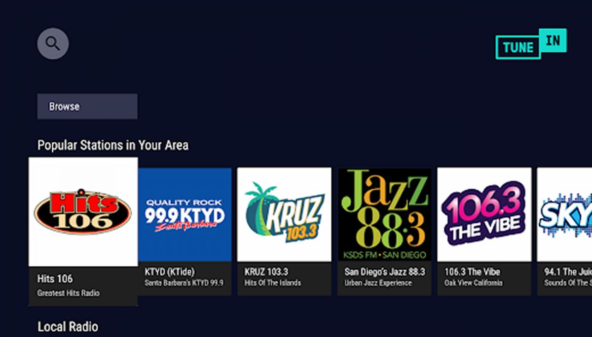 TUNEIN RADIO. Radios en vivo, noticias y deportes, todo en formato audio continuo. / GOOGLE PLAYSTORE