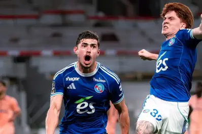 Conexión argentina en Francia: Barco y Panichelli brillaron en la goleada del Estrasburgo