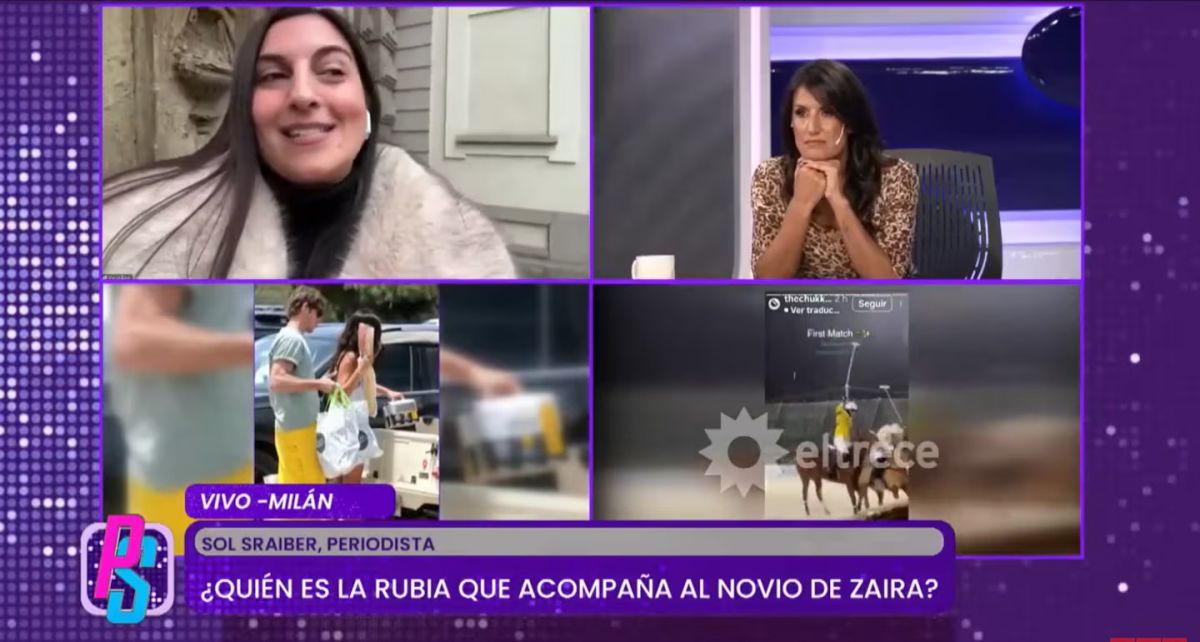 Aseguran que el nuevo novio de Zaira Nara fue visto con otra mujer en un hotel de lujo de Italia