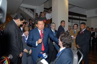 Nicolás Maduro, en Tucumán: con perfil bajo y junto a Hugo Chávez en 2008 