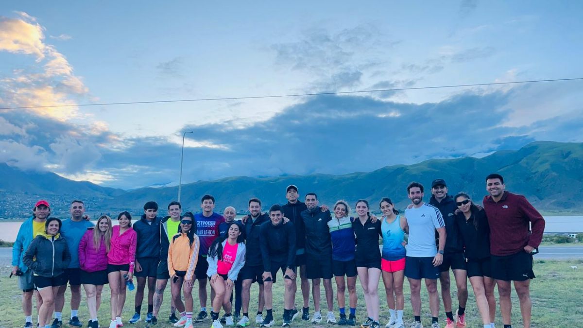 EL SÁBADO. La tarea empezó con un recorrido de ocho kilómetros suaves.