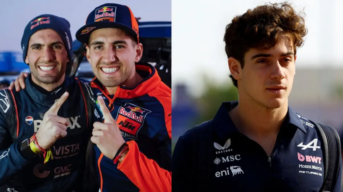 Los Benavides hicieron historia en el Dakar y Colapinto tuvo una divertida reacción al triunfo