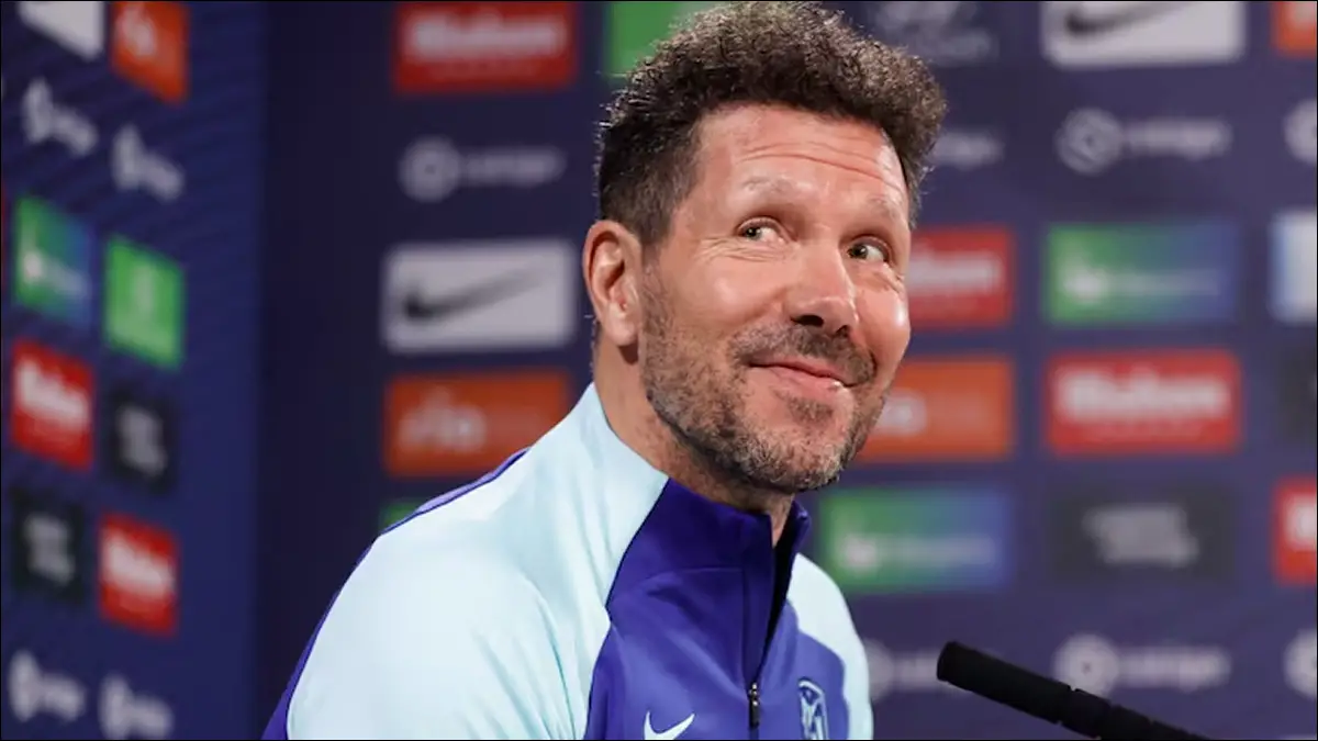 DISCULPAS. Simeone reconoció su error tras el cruce con Vinícius y pidió perdón públicamente en la conferencia previa al duelo por la Copa del Rey.