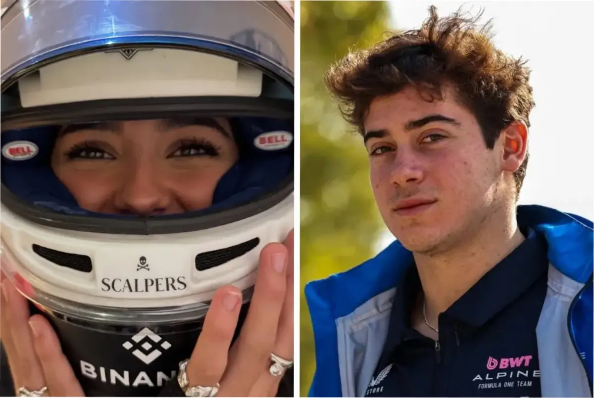 Maia Reficco, la actriz que apareció en el carrusel de fotos de Franco Colapinto. 