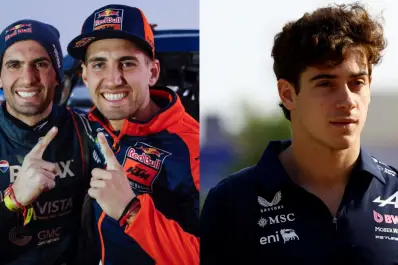 Los Benavides hicieron historia en el Dakar y Colapinto tuvo una divertida reacción al triunfo