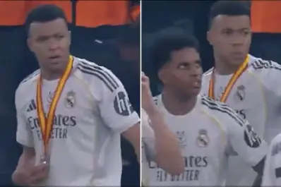 El espaldazo de Real Madrid: Kylian Mbappé impidió el pasillo al Barcelona campeón