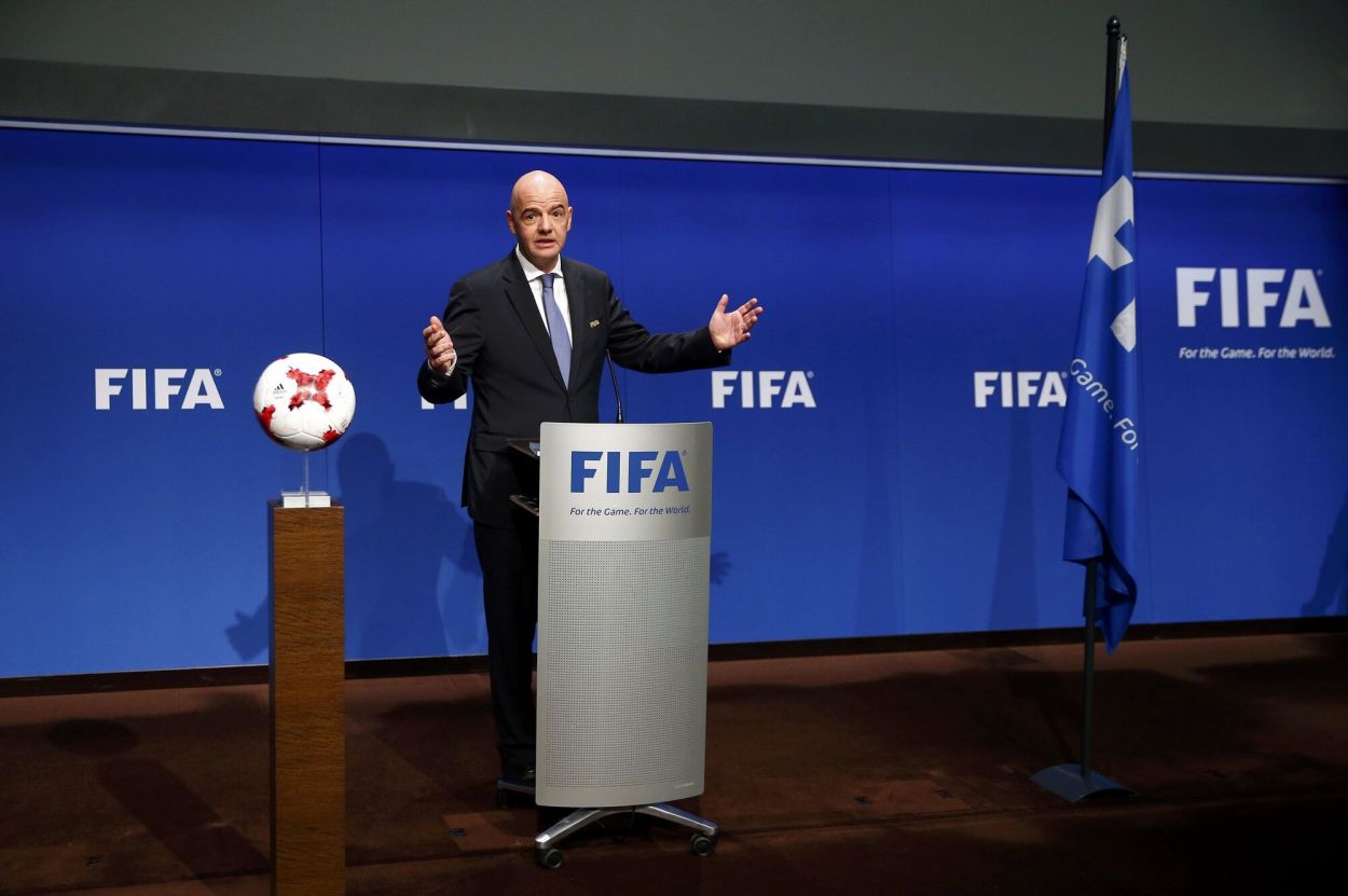 Gianni Infantino, presidente de la FIFA.