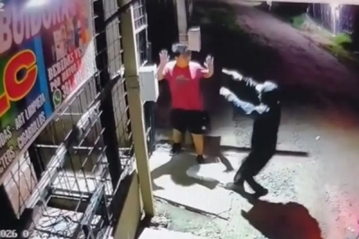 EVIDENCIA. El asesinato de Joaquín Rodrigo Ibarra quedó registrado por las cámaras de seguridad de la zona