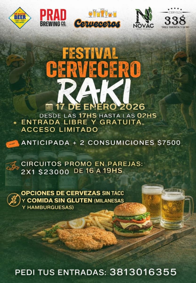 EVENTO. El festival reúne a productores tucumanos y actividades en Raki para sumar una nueva experiencia al verano.