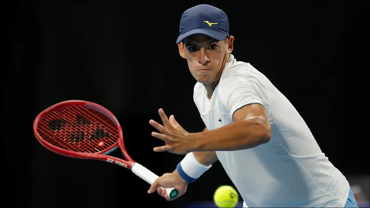 CONFIANZA. Sebastián Báez atraviesa su mejor arranque de temporada y se metió en cuartos de final en Auckland tras vencer a Brooksby.