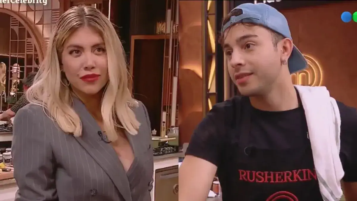 Wanda Nara sorprendió a Rusherking en MasterChef con una pregunta sobre Icardi y la China Suárez