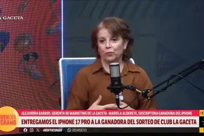 Mariela Alderetes, la suscriptora que ganó el iPhone 17 Pro y transformó el premio en un mensaje de concientización